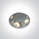 Įleidžiamas sieninis LED šviestuvas 4x3W 3000K IP67 69058C/G/W