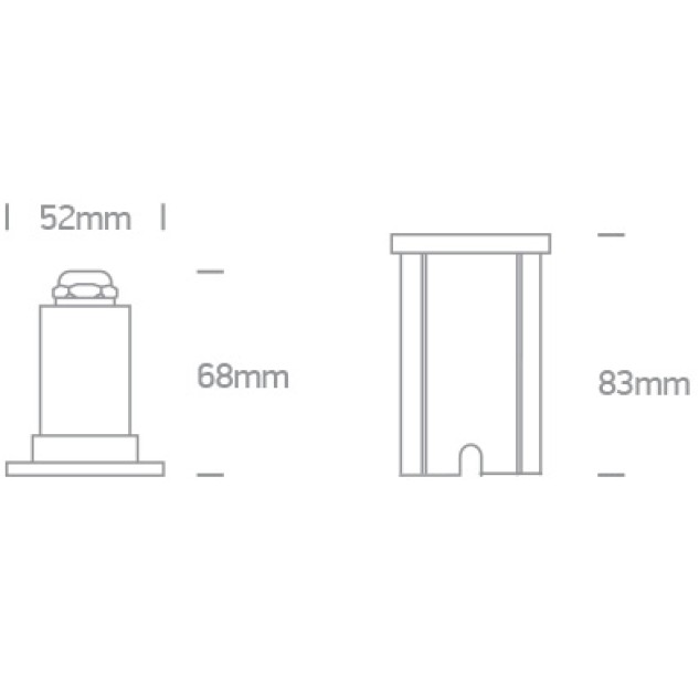 Povandeninis LED šviestuvas 1W 3000K IP68 69066/W Povandeninis LED šviestuvas 1W 3000K IP68 69066/W