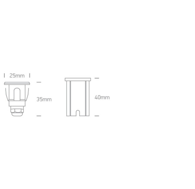 Povandeninis LED šviestuvas 0,3W 3000K IP68 69066M/W Povandeninis LED šviestuvas 0,3W 3000K IP68 69066M/W