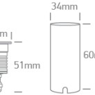 Šviestuvas 2W 3000K IP67 69068A/W Šviestuvas 2W 3000K IP67 69068A/W