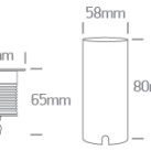 Šviestuvas 6,5W 3000K IP67 69068C/W Šviestuvas 6,5W 3000K IP67 69068C/W