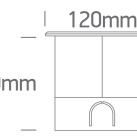 Įžeminis LED šviestuvas 3,5W 3000K IP67 69070A/W Įžeminis LED šviestuvas 3,5W 3000K IP67 69070A/W