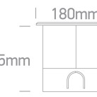 Įžeminis LED šviestuvas 15W 3000K IP67 69070C/W Įžeminis LED šviestuvas 15W 3000K IP67 69070C/W