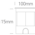 Įžeminis LED šviestuvas 3W 3000K IP67 69072/W