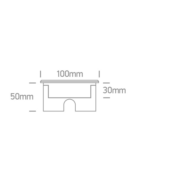 Šviestuvas 3W 3000K IP67 69076A/W Šviestuvas 3W 3000K IP67 69076A/W