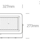 Sieninis LED šviestuvas 150W CCT IP65 7028CE/B/V Sieninis LED šviestuvas 150W CCT IP65 7028CE/B/V