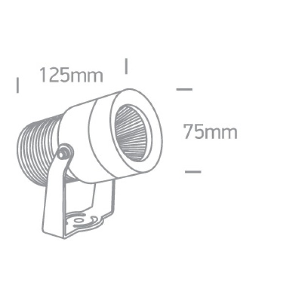 Lauko pastatomas LED šviestuvas 10W 3000K IP65 7046/AN/W
