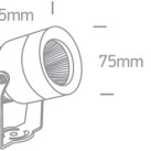 Lauko pastatomas LED šviestuvas 10W 3000K IP65 7046/AN/W