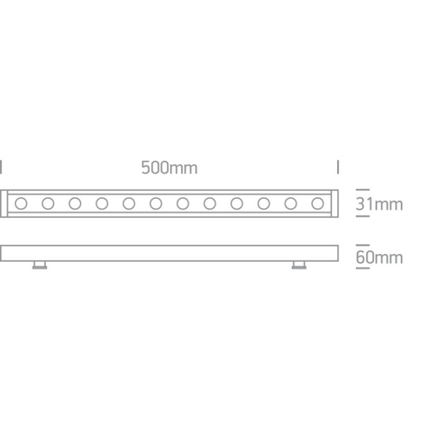 LED prožektorius 12W 3000K IP66 7055A/W LED prožektorius 12W 3000K IP66 7055A/W