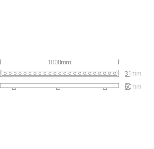 LED prožektorius 24W 3000K IP66 7055B/W LED prožektorius 24W 3000K IP66 7055B/W
