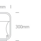 Sieninis LED šviestuvas 50W CCT IP65 7056A/V