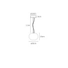 Pakabinamas šviestuvas IORI 3000K 5W 71164-001807