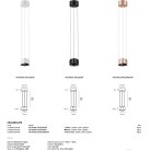 Pakabinamas šviestuvas AURA 3000K 20W 71164-112776