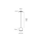 Pakabinamas šviestuvas AURA 3000K 10W 71164-120776 Pakabinamas šviestuvas AURA 3000K 10W 71164-120776
