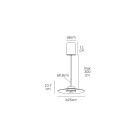 Pakabinamas šviestuvas ELISE 3000K 10W 71164-130776