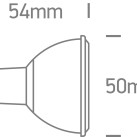 LED lemputė 5W 3000K 7305EG/W