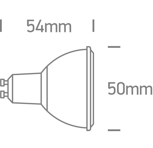 LED lemputė 5W 3000K 7305EGD/W
