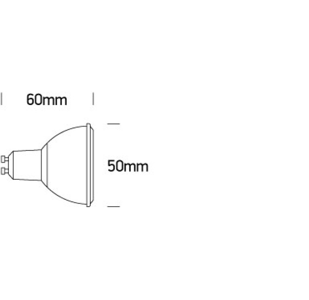 LED lemputė 6W 3000K 7306CHG/W