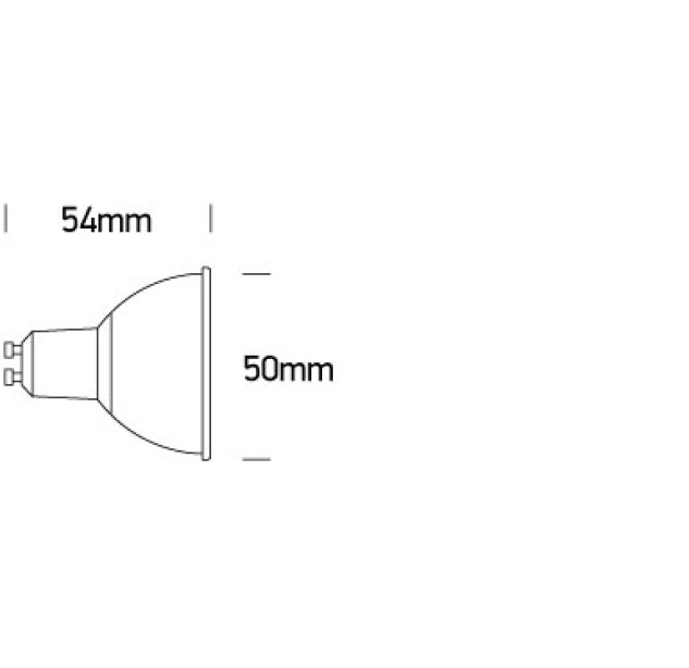 5.5W LED bulb, CCT 7306GDV/EWW