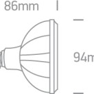 LED lemputė 10W 4000K 7310H/C