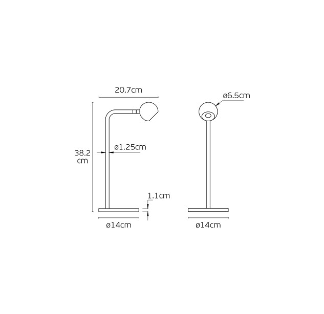 Stalinis šviestuvas AIRA 5.6W 3000K 75169-002727
