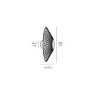 Lauko sieninis šviestuvas AMELIE 3000K 15W IP65 75169-006776 Lauko sieninis šviestuvas AMELIE 3000K 15W IP65 75169-006776