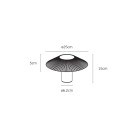Lauko pastatomas šviestuvas AMELIE 3000K 15W IP65 75169-013776
