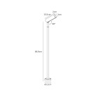 Lauko pastatomas šviestuvas ROBI 3000K 5W IP65 75169-218721 Lauko pastatomas šviestuvas ROBI 3000K 5W IP65 75169-218721