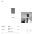 Lubinis šviestuvas KEED Max 12W GU10 75169-296108 Lubinis šviestuvas KEED Max 12W GU10 75169-296108