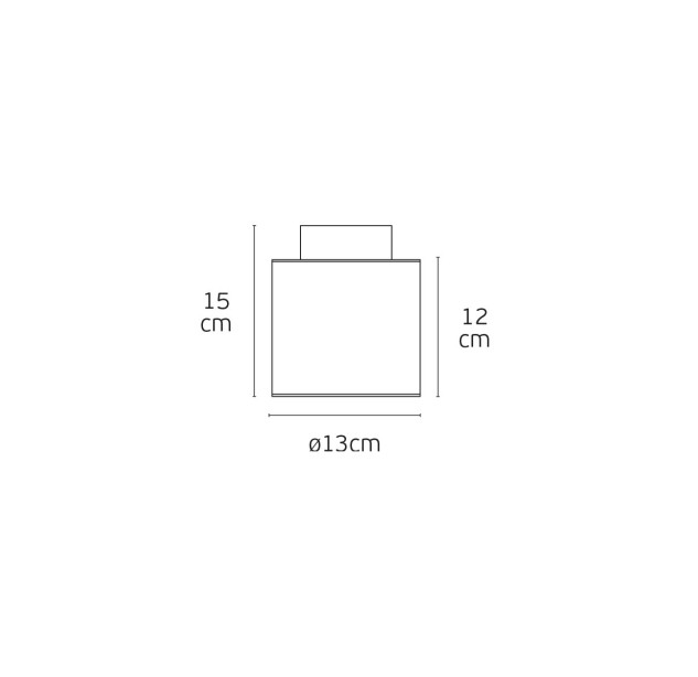 Lubinis šviestuvas EOS Max 20W LED E27 75169-298108