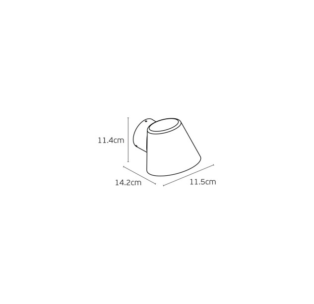 Lauko sieninis šviestuvas KUPO 12W GU10 IP65 75169-364695