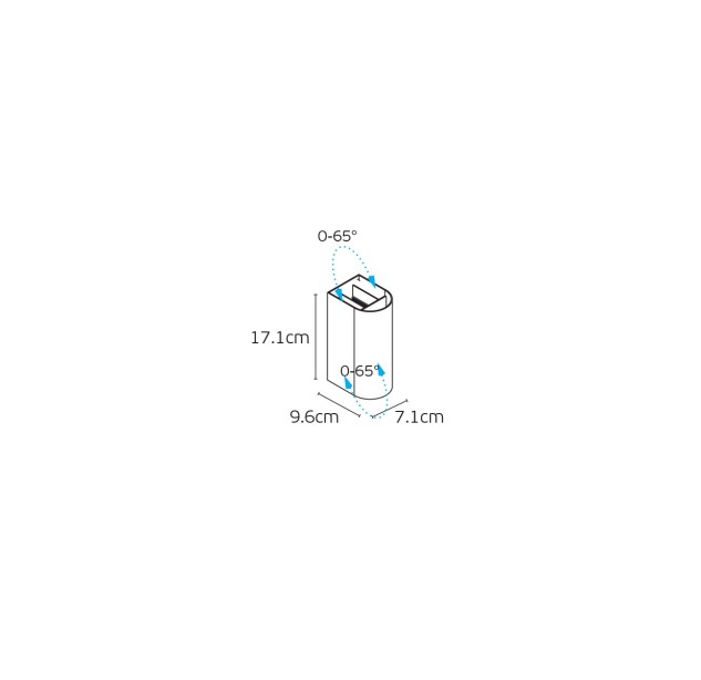 Lauko sieninis šviestuvas DUST 3000K 12W IP65 75169-367695 Lauko sieninis šviestuvas DUST 3000K 12W IP65 75169-367695