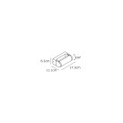 Lauko sieninis šviestuvas SHADE 3000K 12W IP65 75169-368695 Lauko sieninis šviestuvas SHADE 3000K 12W IP65 75169-368695