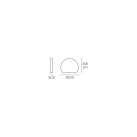 Lauko sieninis šviestuvas LUN 3000K 3W IP54 75169-375997 Lauko sieninis šviestuvas LUN 3000K 3W IP54 75169-375997