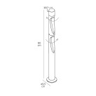 Lauko pastatomas šviestuvas KORN 3000K 2x6W IP65 75169-383695 Lauko pastatomas šviestuvas KORN 3000K 2x6W IP65 75169-383695