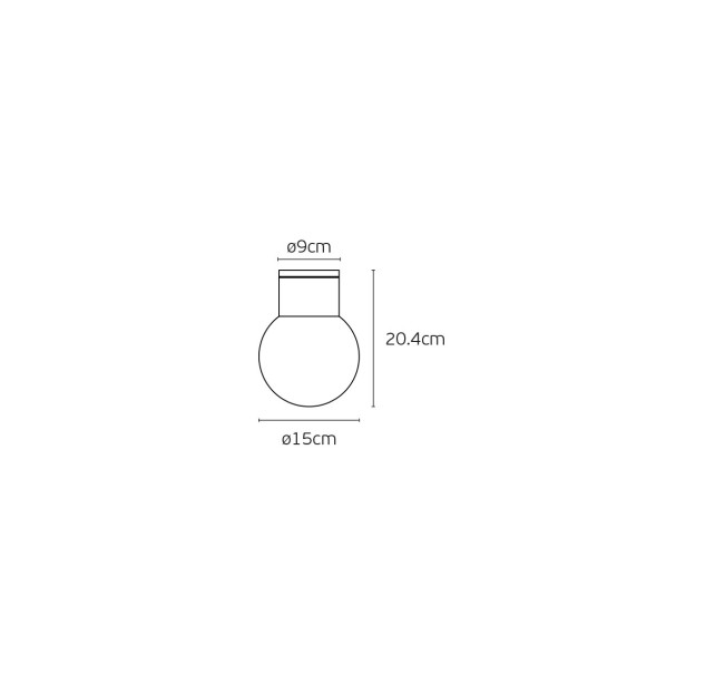 Lauko lubinis šviestuvas LITO 20W E27 IP54 75169-390997 Lauko lubinis šviestuvas LITO 20W E27 IP54 75169-390997