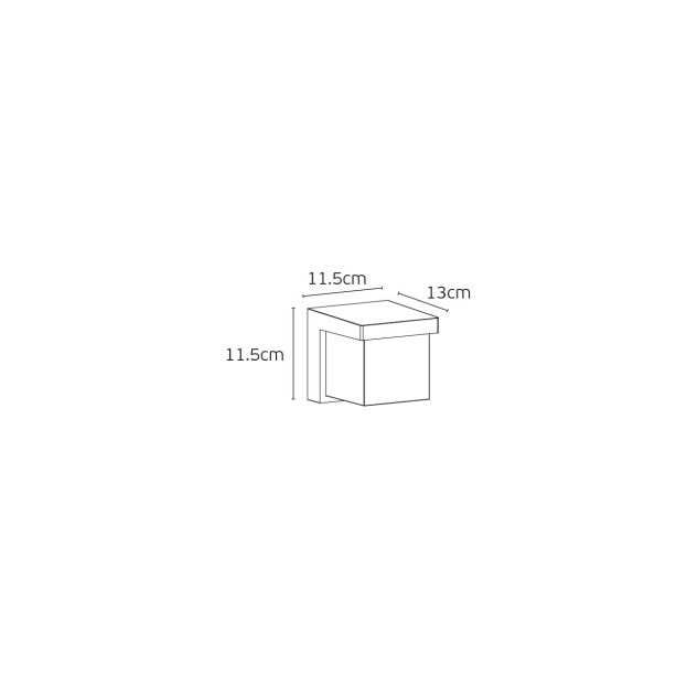 Lauko sieninis šviestuvas NEON 3000K 9W IP65 75169-396997 Lauko sieninis šviestuvas NEON 3000K 9W IP65 75169-396997