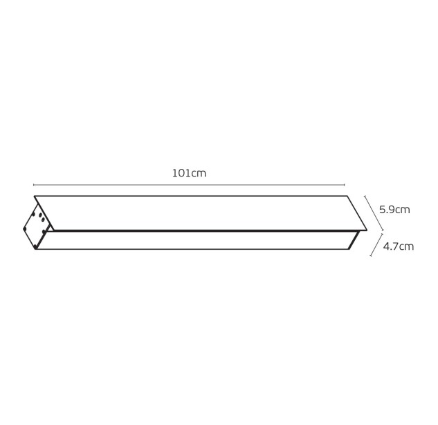 Lauko sieninis šviestuvas LINA 3000K 20W IP54 75169-404695 Lauko sieninis šviestuvas LINA 3000K 20W IP54 75169-404695