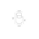 Lauko pastatomas šviestuvas UPO 12W GU10 IP67 75169-430694