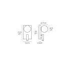 Sieninis šviestuvas VIVO 3000K 3W + 8W G9 77161-319144 Sieninis šviestuvas VIVO 3000K 3W + 8W G9 77161-319144