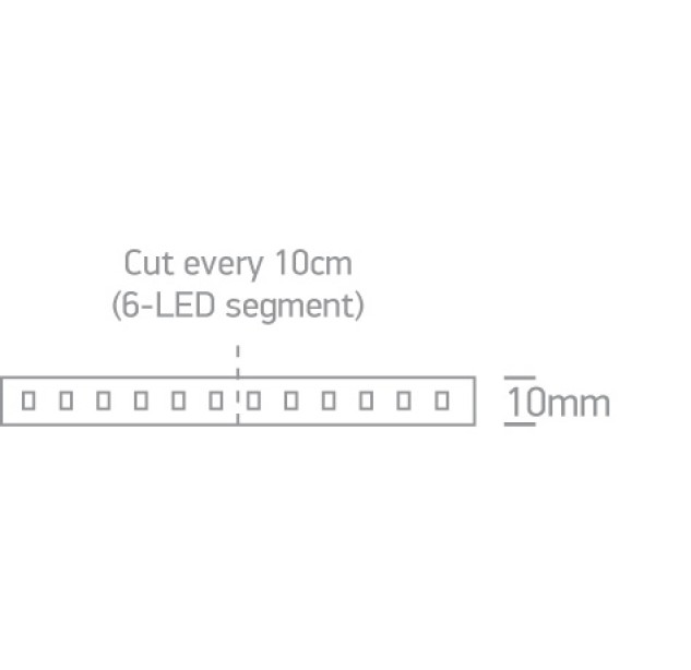 LED profilis 4,8W/mW 3000K IP68 7820WL/W LED profilis 4,8W/mW 3000K IP68 7820WL/W