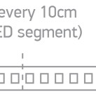 LED profilis 9,6W/mW 4000K 7829A/C