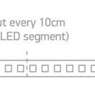 LED profilis 14,4W/mW RGBK IP68 7830W/RGB
