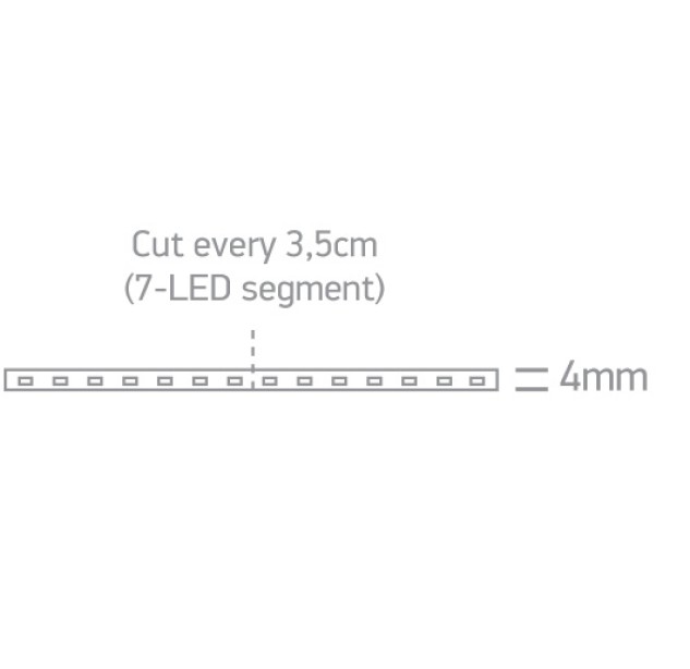LED profilis 14,4W/mW 2700K 7833/EW