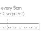 LED profilis 14,4W/mW 3000K 7835V/W LED profilis 14,4W/mW 3000K 7835V/W
