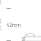 LED profilis 4x0,5W 6000K IP65 7840D/D