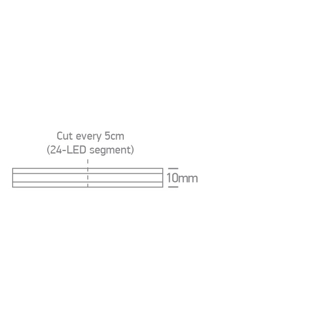 LED profilis 7,5W/mW 4000K IP67 7844LW/C