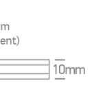 LED profilis 7,5W/mW 3000K IP67 7844LW/W