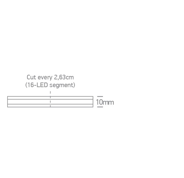 LED profilis 14W/mW CCT 7846/DEW