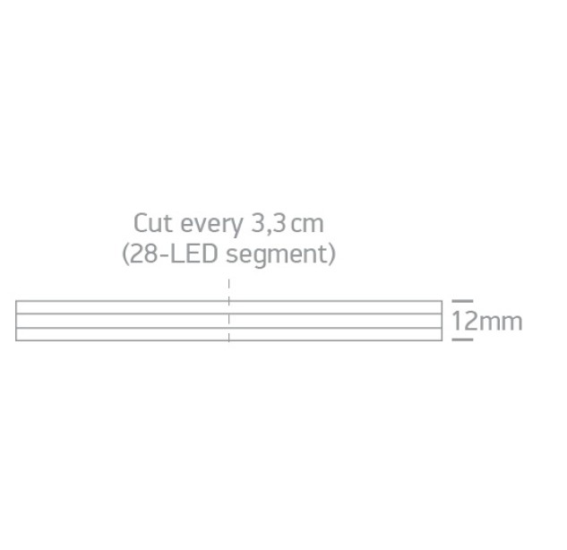 LED profilis RGB 12W/m + WW 6W/mW RGB+3000K 7846/RGBW